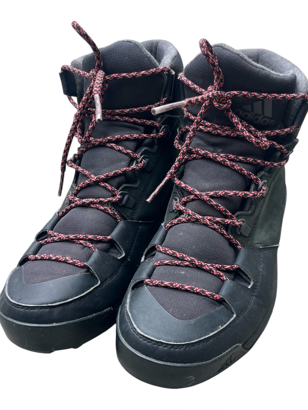 adidas Gray Waterproof Hiking Boots with Accent Laces Men’s